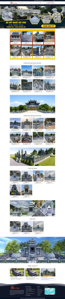 Theme WordPress Cơ Sở Làm Mộ Đá 3
